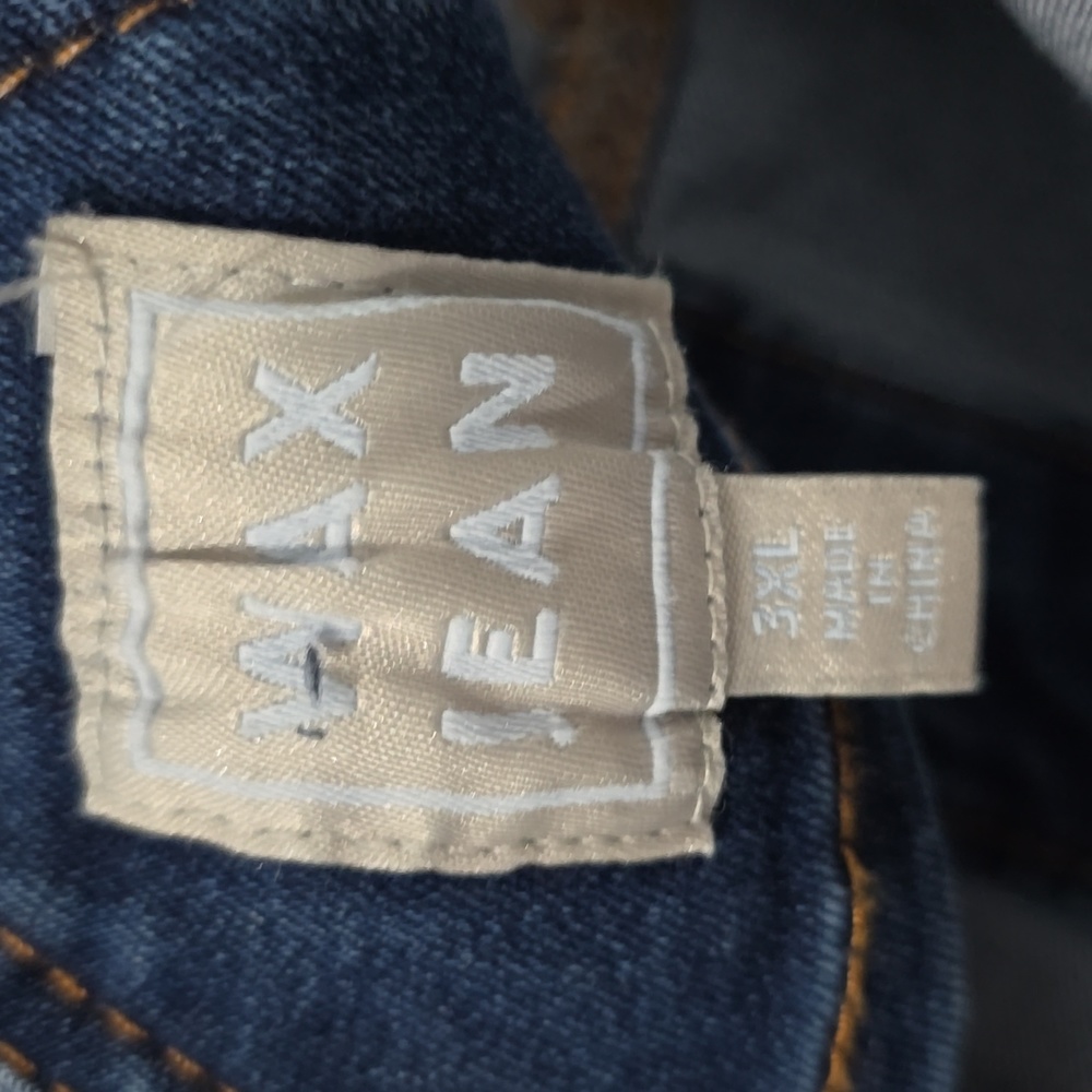 WAX JEANS Distressed Overalls Shorts Size M - Picture 8 of 15